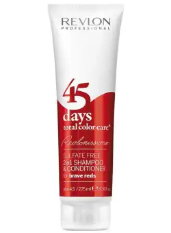 2in1 Sampon si Balsam - Revlon Professional 45 Days Total Color Care Brave Reds 275 ml