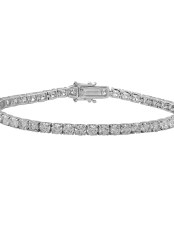 Bratara din aur alb de 18K cu diamante de 8ct