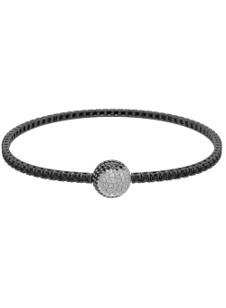 Bratara tennis Victory cu diamante negre si incolore de 2.427ct