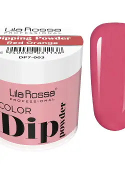 Dipping powder color, Lila Rossa, 7 g, 003 red orange