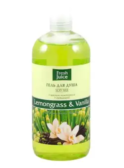 Gel de Dus cu Ulei de Lemongrass si Extract de Vanilie Fresh Juice, 500ml