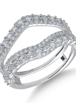 Inel din aur alb cu diamante de 1.277ct
