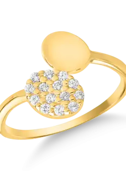 Inel din aur galben de 14K