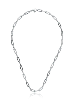 Lant din aur alb cu diamante de 1ct