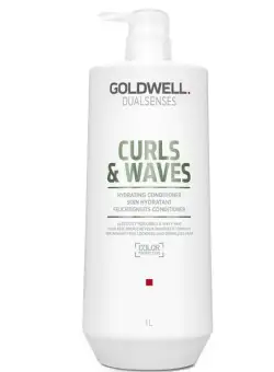 Balsam Hidratant pentru Par Cret sau Ondulat - Goldwell Dualsenses Curls&amp;Waves Hydrating Conditioner, 1000 ml