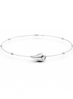 Bratara cu pandantive din aur alb