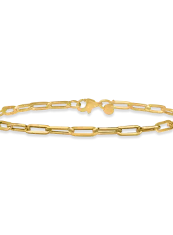 Bratara cu zale din aur galben