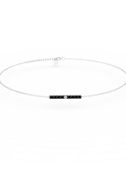 Bratara din aur alb cu diamante de 0.2ct