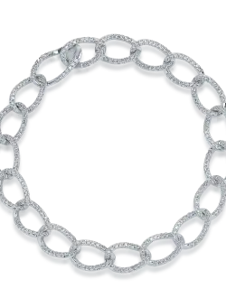 Bratara din aur alb cu diamante de 2.06ct