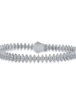 Bratara din aur alb cu diamante de 3.3ct