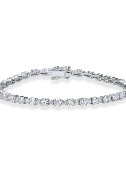 Bratara din aur alb cu diamante de 3.9ct