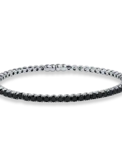 Bratara din aur alb cu diamante negre de 3.12ct