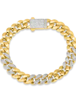 Bratara din aur galben de 14K