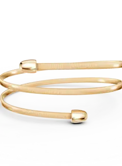 Bratara din aur galben si titan