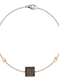 Bratara din aur roz de 14K