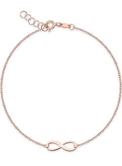 Bratara din aur roz de 14K