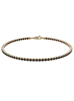 Bratara tennis din aur galben de 14K