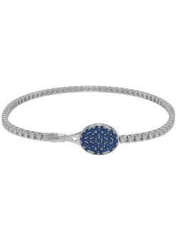 Bratara tennis Wonder cu diamante si safire de 1.47ct