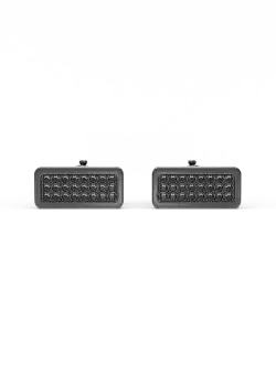 Butoni Silver Towers Black