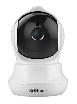 Camera de supraveghere Wireless Sricam, SriHome SH020, FullHD 3MP, Monitorizare Video Audio, Vedere Nocturna, Sunet bidirectional, senzor miscare, suport de fixare perete