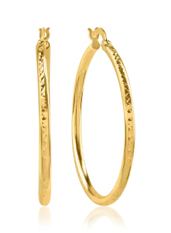 Cercei din aur galben