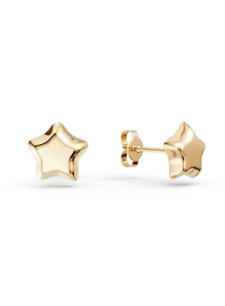 Cercei din aur galben