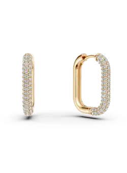 Cercei din aur galben