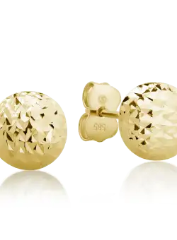 Cercei din aur galben