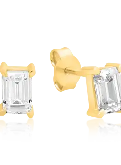 Cercei din aur galben de 14K