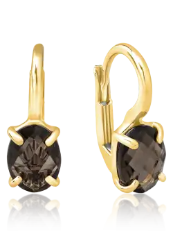 Cercei din aur galben de 14K