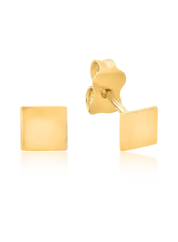 Cercei din aur galben de 14K