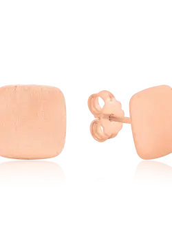 Cercei din aur roz de 14K