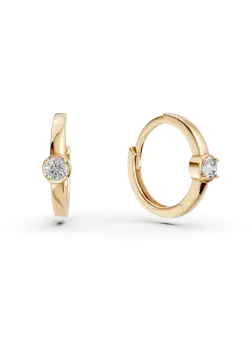 Cercei pentru copii din aur galben de 14K