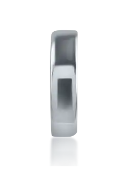 Cercel ear cuff din aur alb