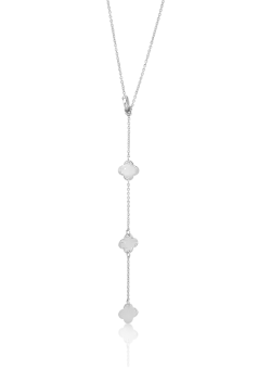 Colier din aur alb de 14K