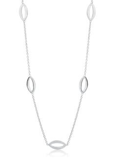 Colier din aur alb de 14K