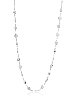 Colier din aur alb de 14K