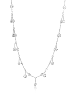 Colier din aur alb de 14K