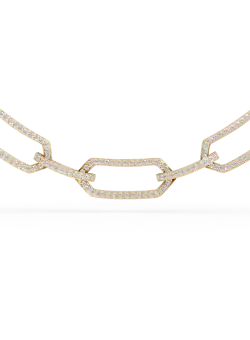 Colier din aur galben de 18K cu diamante de 2.16ct