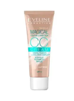 Crema coloranta, Eveline Cosmetics, CC Cream Magical Colour Correction, SPF 15, 50 Light Beige, 30 ml