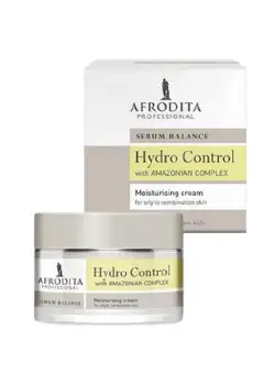 Crema Hidratanta Seboreglatoare - Cosmetica Afrodita HydroControl Moisturising Cream, 50 ml