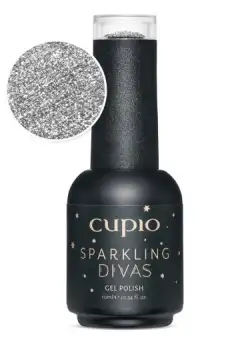 Cupio Oja semipermanenta Sparkling Divas Collection - Silver Clutch 10ml