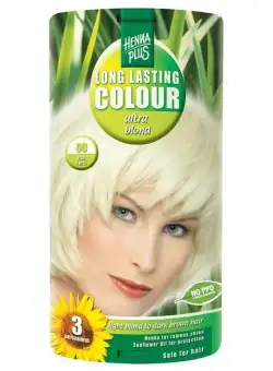 Decolorant, Long Lasting Colour Ultra Blond 00, Hennaplus, 140 ml