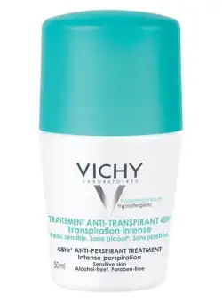 Deodorant roll-on antiperspirant cu parfum eficacitate 48h, Vichy, 50 ml