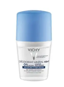 Deodorant roll-on mineral fara saruri de aluminiu 48h, Vichy, 50 ml
