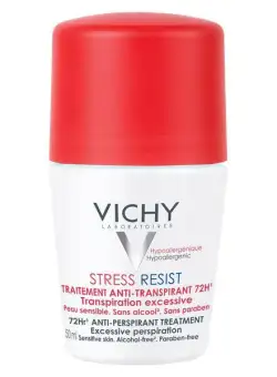 Deodorant roll-on tratament intensiv anti-transpirant stress-resist 72h,Vichy, 50 ml