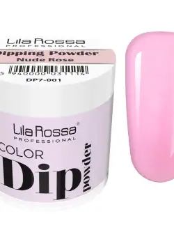Dipping powder color, Lila Rossa, 7 g, 001 nude rose