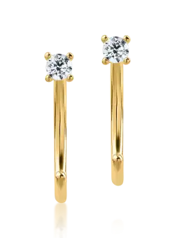 Ear cuffs din aur galben