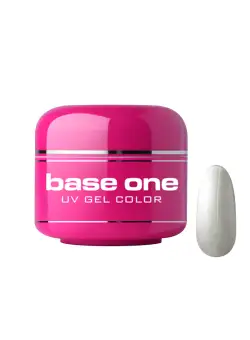Gel UV color Base One, Metallic, snow 01, 5 g