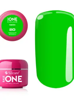 Gel UV Color Base One Silcare Neon Medium Green 20